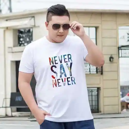 胖子男短袖t恤棉质加肥加大码半袖打底衫圆领宽松薄款背心男上衣