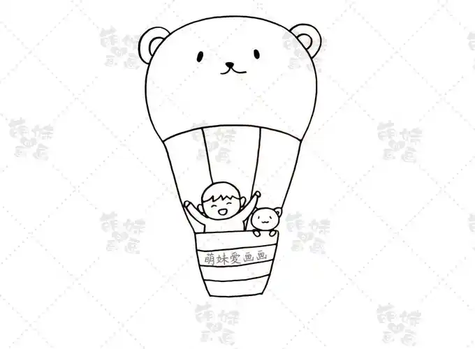 第一款简笔画:放飞梦想