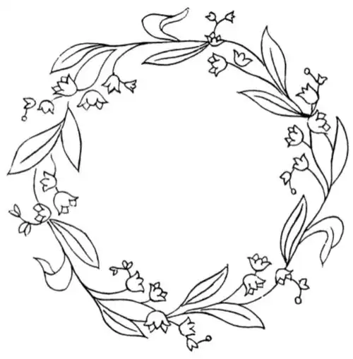 风景简笔画漂亮边框画法