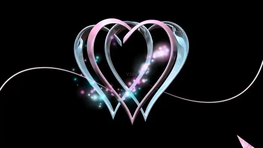 情人节 婚礼 唯美粒子爱心 (17)