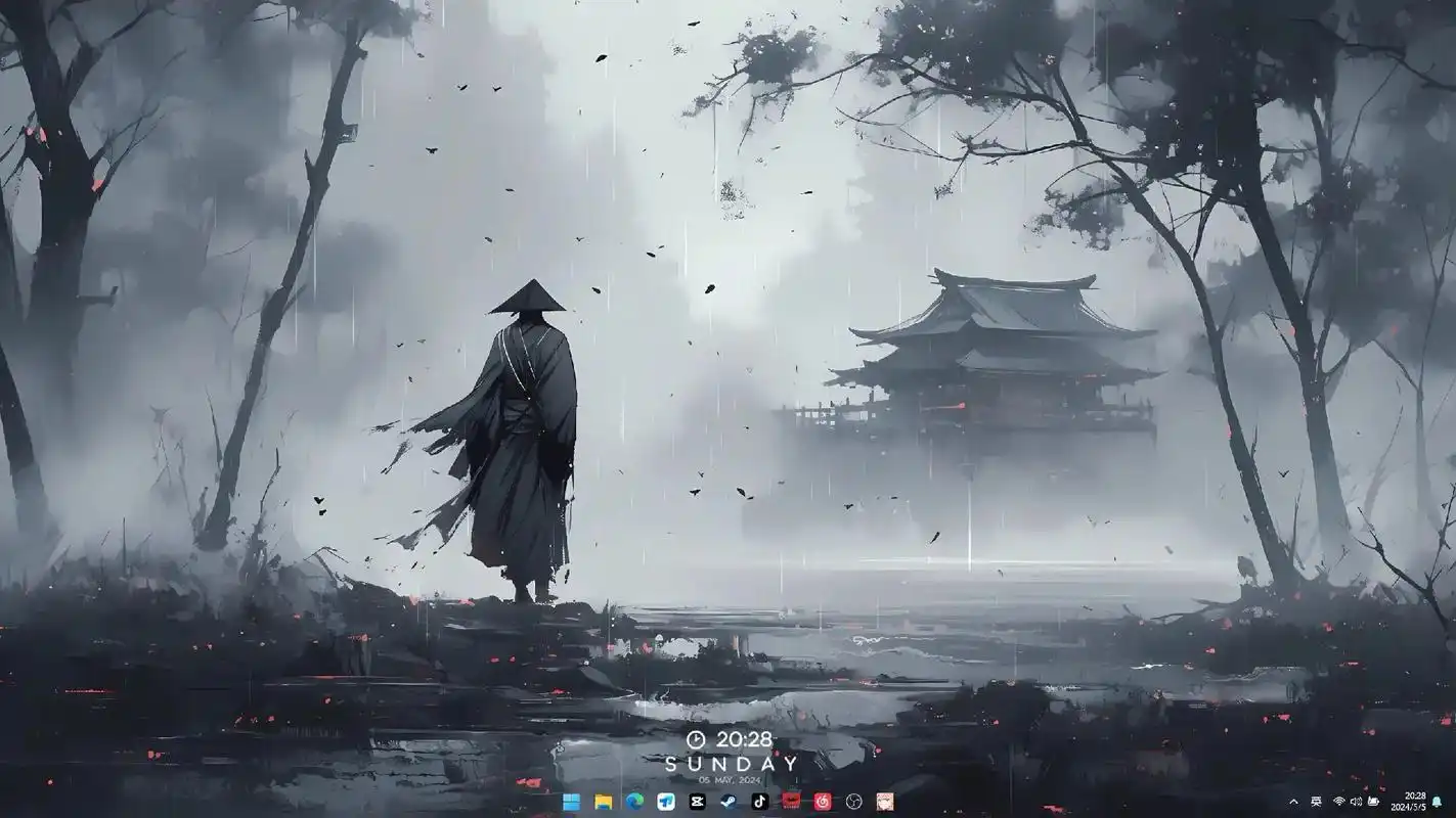 1,侠客影踪4k 2,雨中行 3,墨侠客行 4,wlop tian nan2 5,陈平安2 6