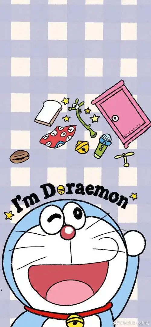 可爱壁纸#蓝胖子哆啦a梦壁纸