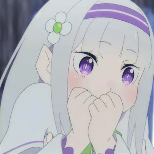 re0女大十八变爱蜜莉雅小时脸很圆长大后变成瓜子脸