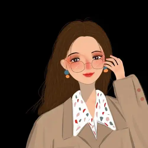 插画女头丨卤米