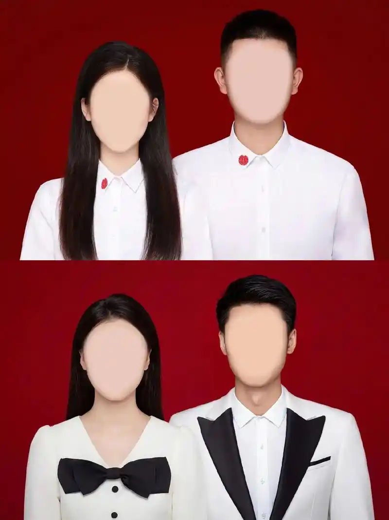 一辈子只有一次的结婚登记照一定要好看!