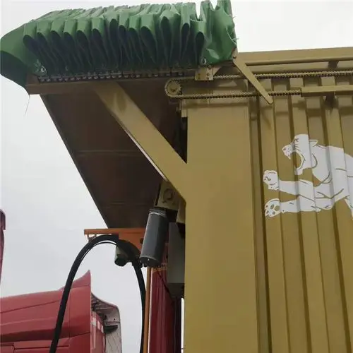 渣土车自动篷布汽车自动篷布厂家直供