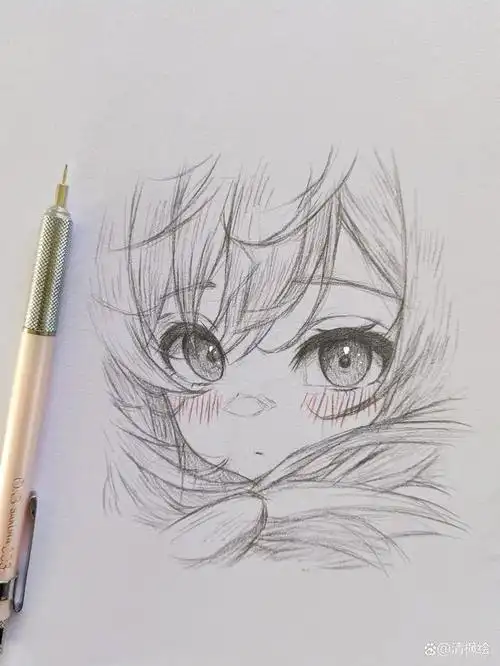 动漫人物脸部的画法