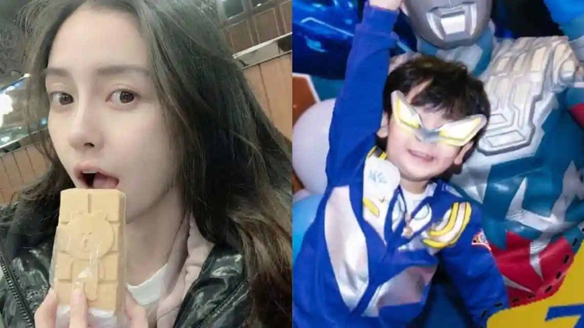 杨颖送儿子上贵族学校,一身穿搭近8万,和黄晓明群聊备注曝光!