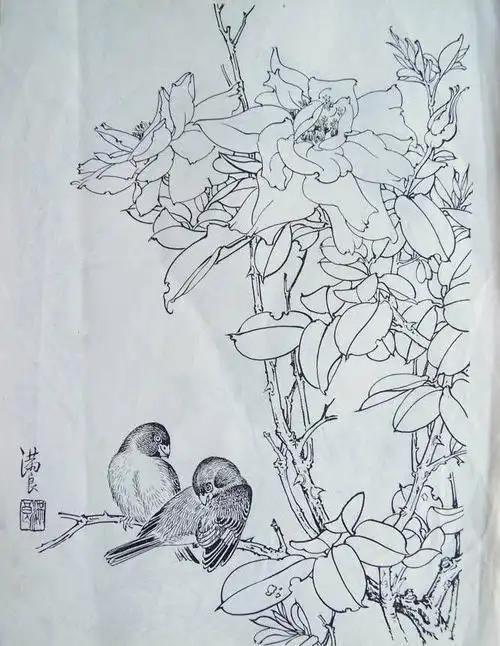 花鸟装饰简笔画 简笔画图片大全-普车都
