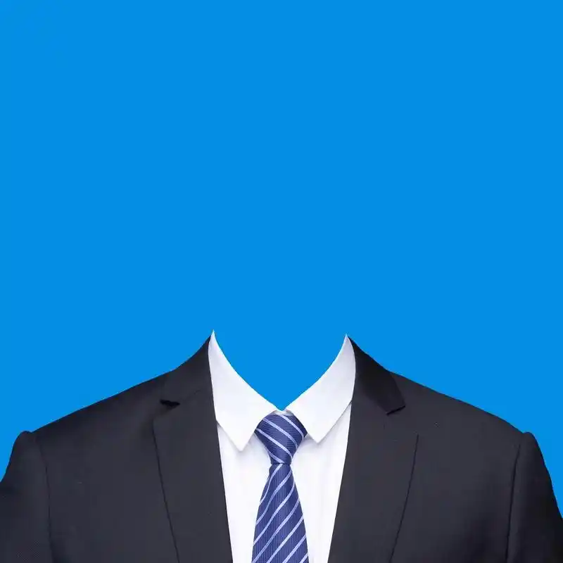 决定再来一组蓝底男士证件照模板 需要自取 毕业季到了  貌似很多人封