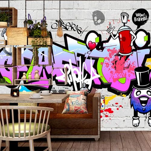 嘻哈摇滚涂鸦音乐酒吧ktv餐厅宿舍写真海报自粘背景墙贴纸贴画