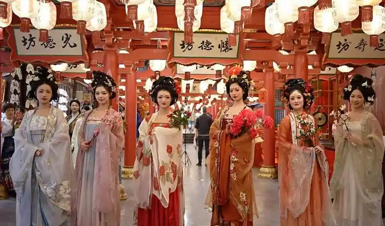 长安十二时辰主题街区推出上巳节春水丽人映长安主题活动