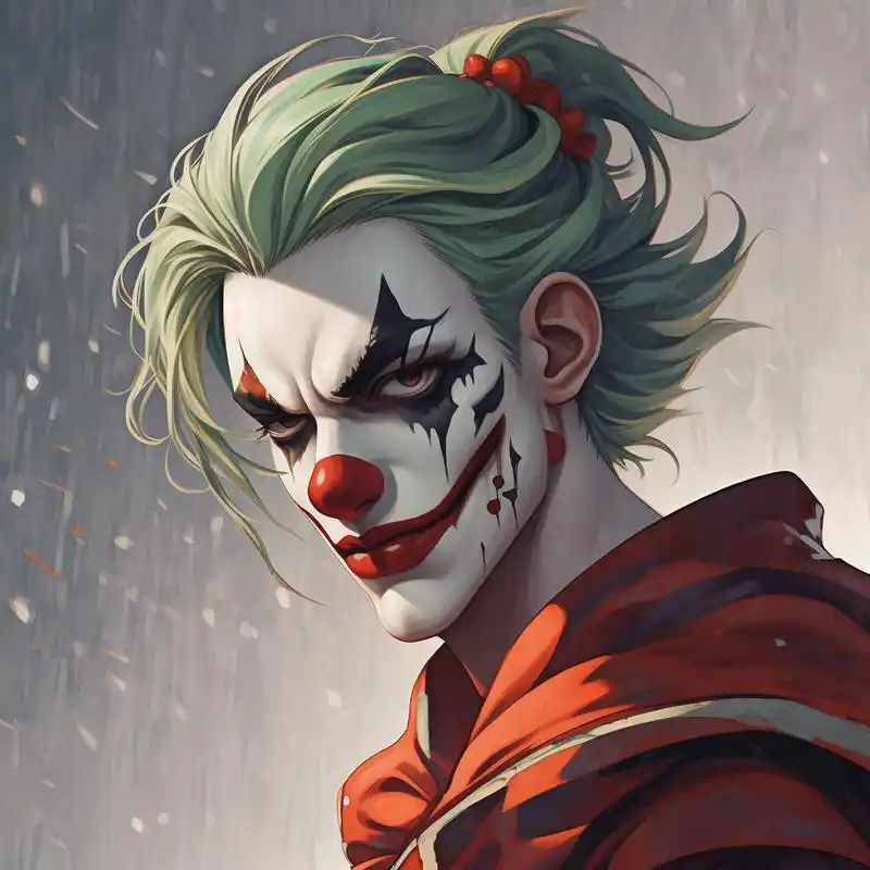 07 这些伤感小丑动漫头像,或许能表达你内心的戏剧性.