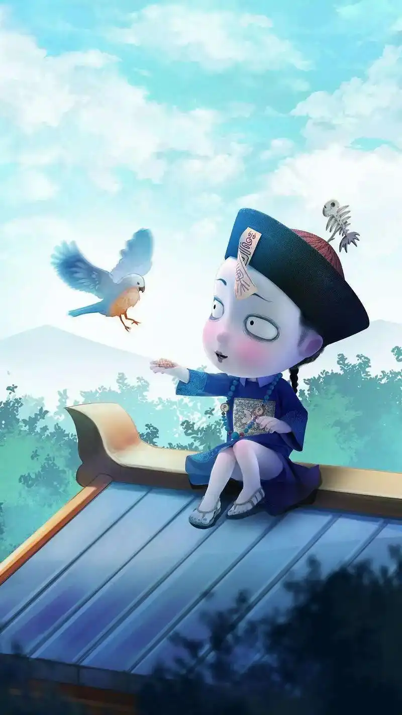 送你一张壁纸 #小僵尸 - 抖音