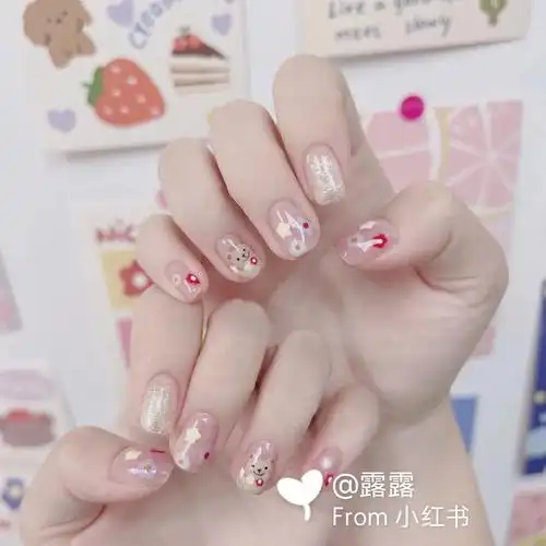 可爱儿童节美甲