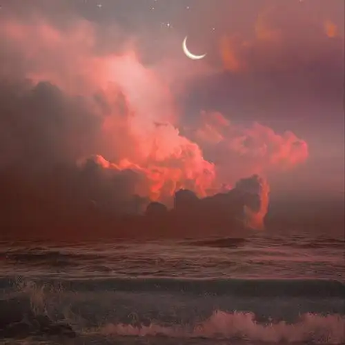 背景图#朋友圈背景#壁纸#杂图#ins#小清新#月亮#少女心#可爱#bling