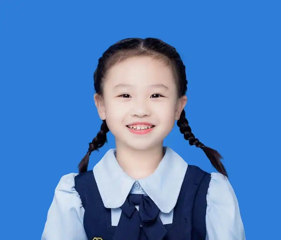 儿童证件照成片分享.蓝底是入园照.白底是身份证照.宝宝第一张 - 抖音