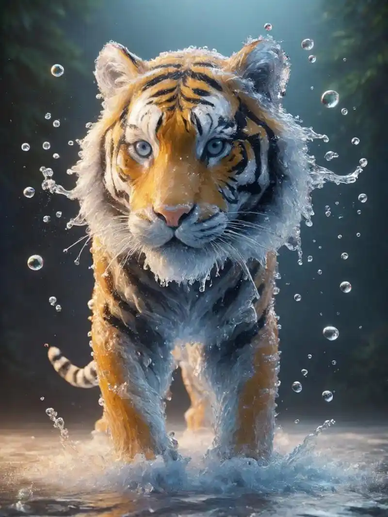 壁纸#0202#森林之王#0202#森林#0202#老虎#0202#奇幻