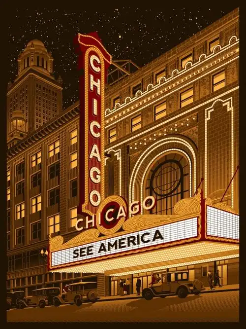 复杂的线条和矢量艺术:tracie ching创意电影海报 - 设计之家