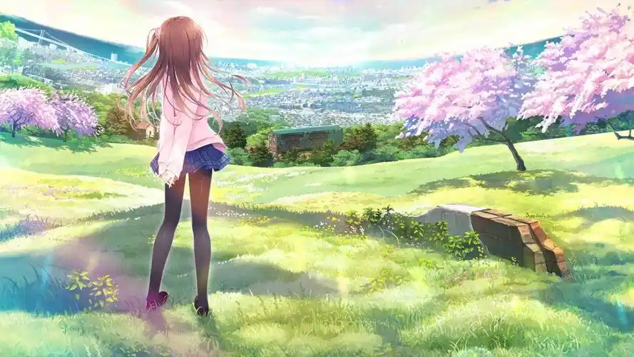 动漫女生4k动漫风景壁纸