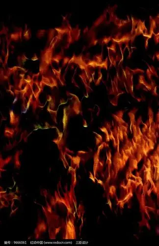 炫彩潮流火焰背景图片