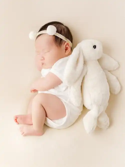 软软糯糯的满月小宝贝#满月照  #宝宝百天照  #宝宝满月照