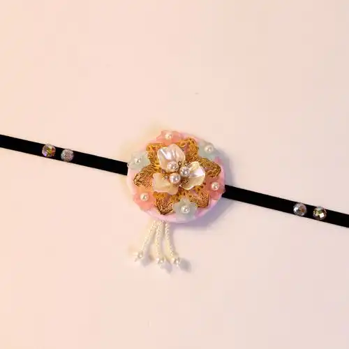 韩国发饰朝鲜族传统 民族头饰 韩服表演配件发箍发绳 暂时不包邮