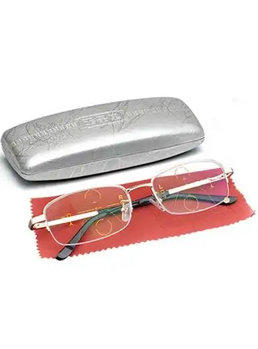 玉品堂老花镜男女远近两用智能变焦时尚舒适渐进多焦点老花眼镜