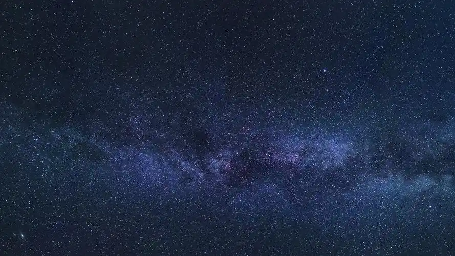 蓝色星空唯美图片桌面壁纸高清大图预览1920x1080_风景壁纸下载_美桌