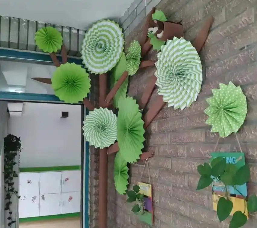 手工制作幼儿园环创#幼儿园环创#幼儿园教室布置 #幼儿园走廊 - 抖音