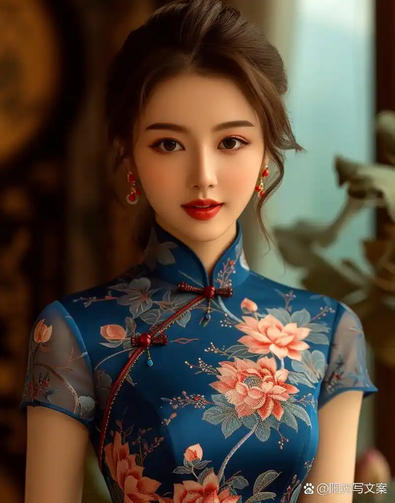 优雅迷人,旗袍女神展现女性魅力的极致之选.