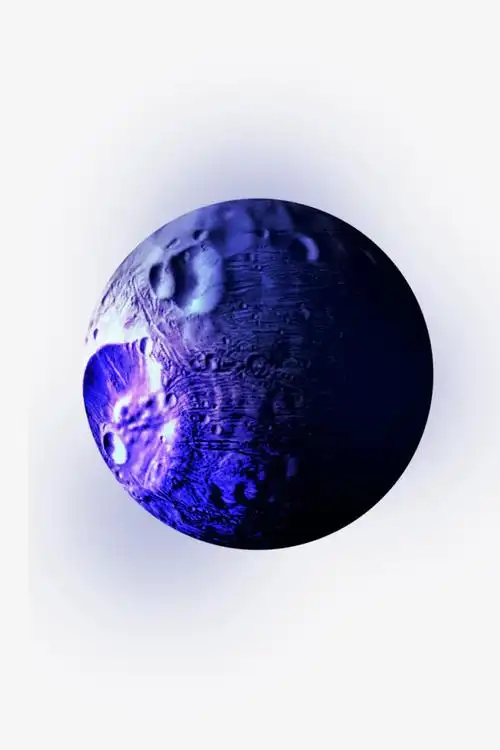 科技背景星球太空炫彩光球体