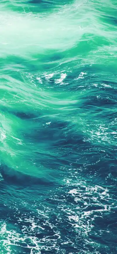 iphone 全屏高清风景壁纸 海浪背景图