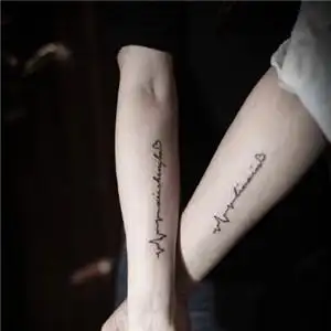 适合情侣专用纹身头像