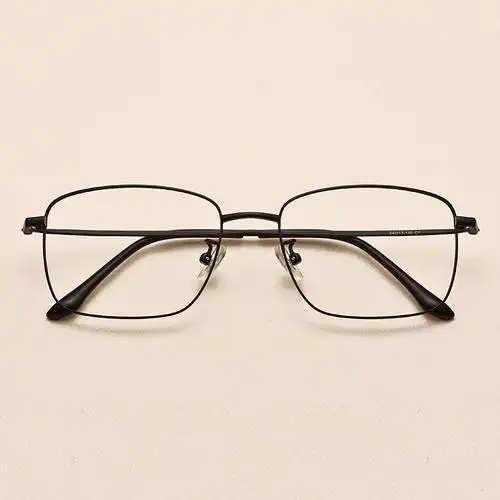 超轻钛合金眼镜镜框复古方框商务休闲眼睛架可眼镜架