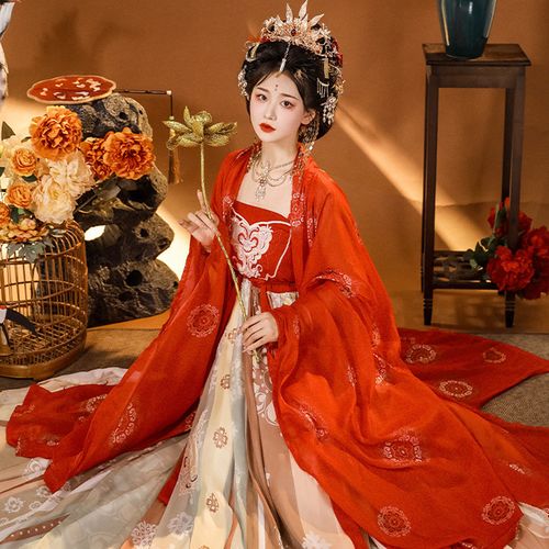 古装汉服红色