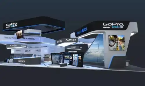 济南九圣橡塑制品有限公司特装展位设计效果图