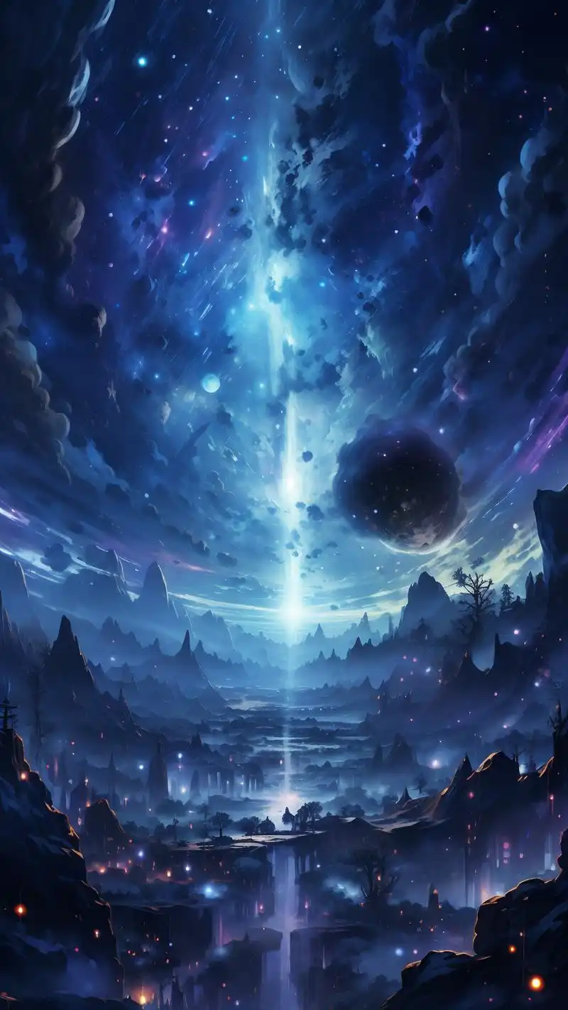 亲们,今天我为大家带来一组绝美的高清夜空壁纸,特别适合平板竖屏使用