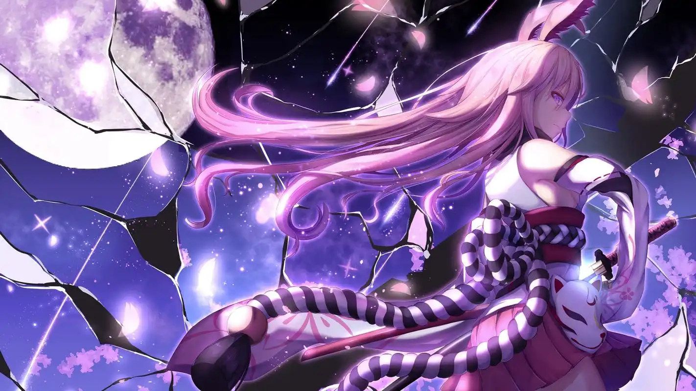 二次元唯美插画桌面壁纸