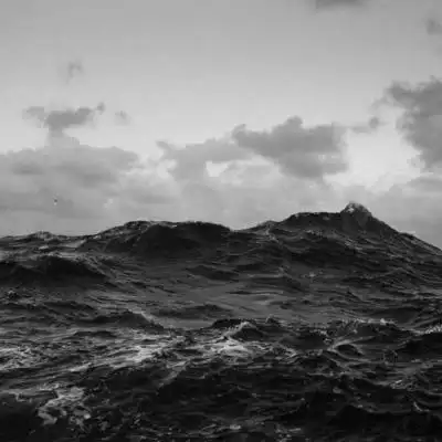 黑白头像图片风景