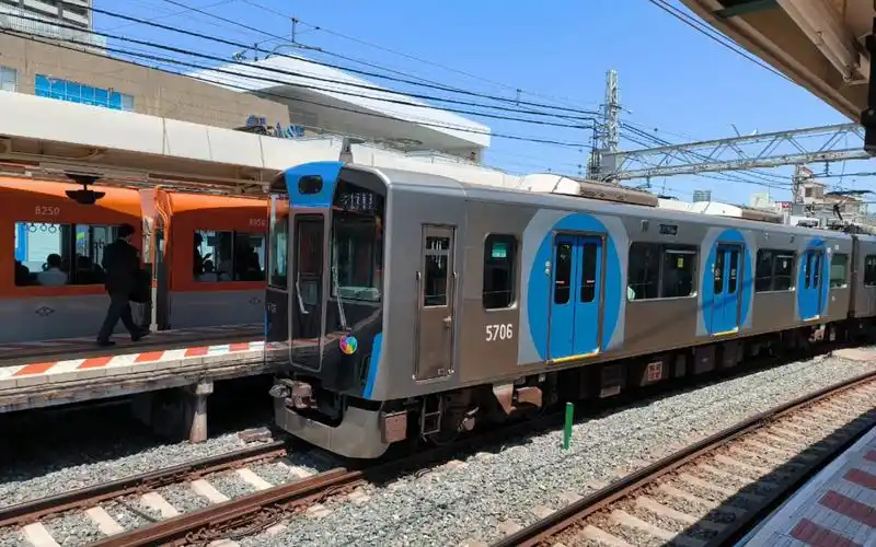 阪神电铁本线进出站集