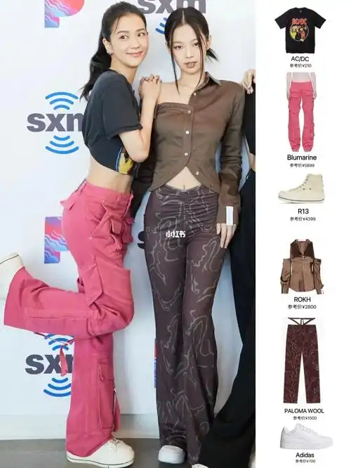 blackpink最新穿搭全员露腰装又辣又美