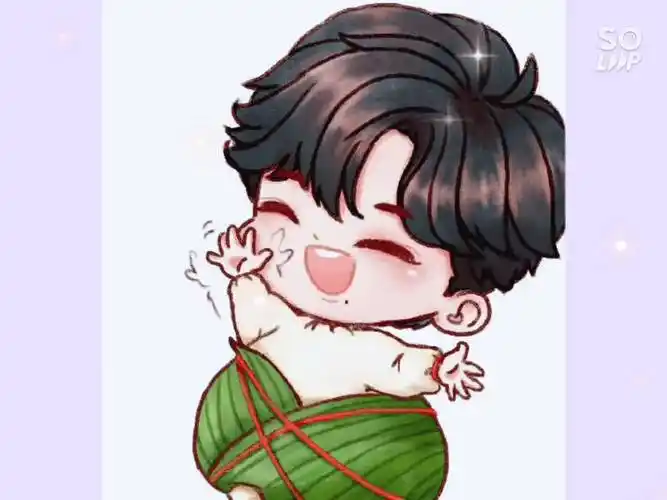 肖战手绘 端午安康