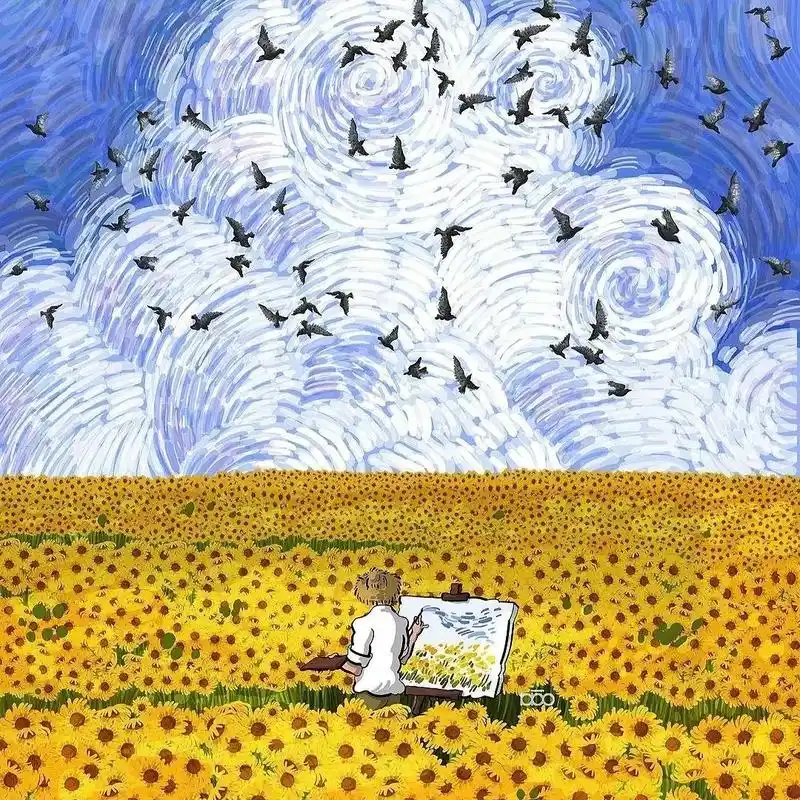 #梵高头像 - 你的翔子呀 - 抖音