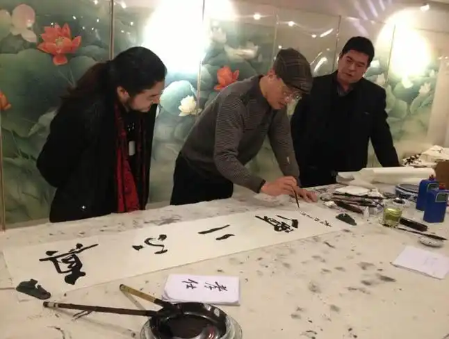 书法家陈根兴为互邦国际影视广告制片厂题词真不二价