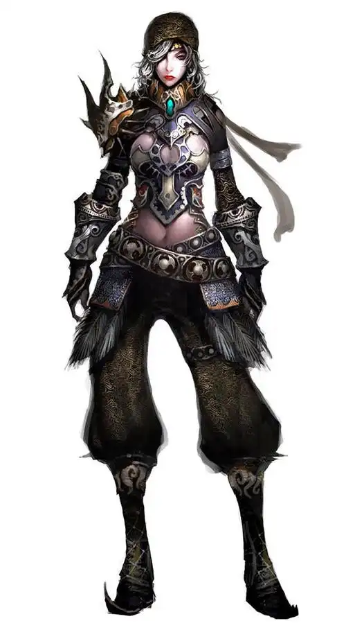 原画佣兵天下角色设定该游戏改编自小说佣兵天下的一款3drpg手机网游