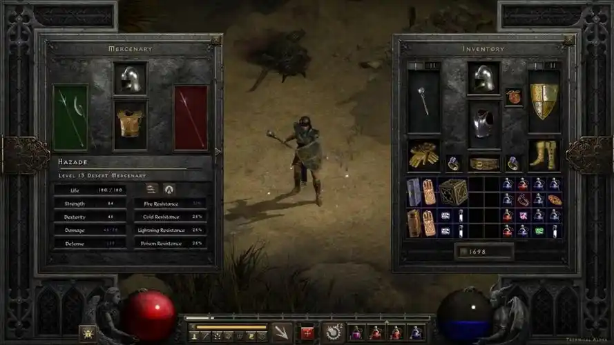 除了画面更精美外,暗黑2的游戏特色丝毫未改.