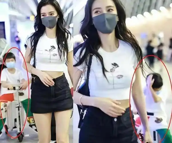 杨颖巴黎遇滑铁卢豹纹礼服被嘲大妈受热巴牵连被指富人玩具