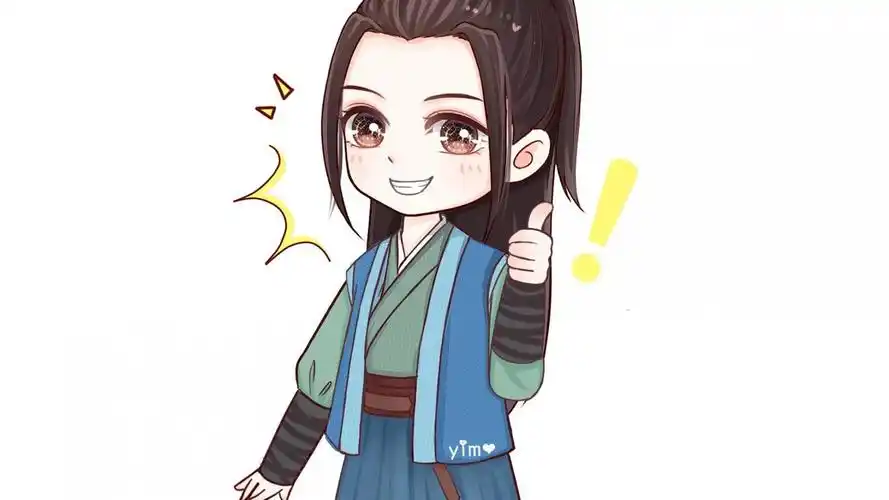 q版任嘉伦古装可爱迷人写真,卡通矢量-回车桌面