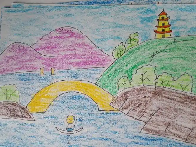 鲅鱼圈实验小学二年三班 王永乐 的绘画作品
